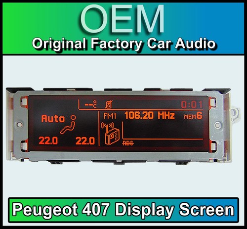 Peugeot 407 schermo display - schermo,